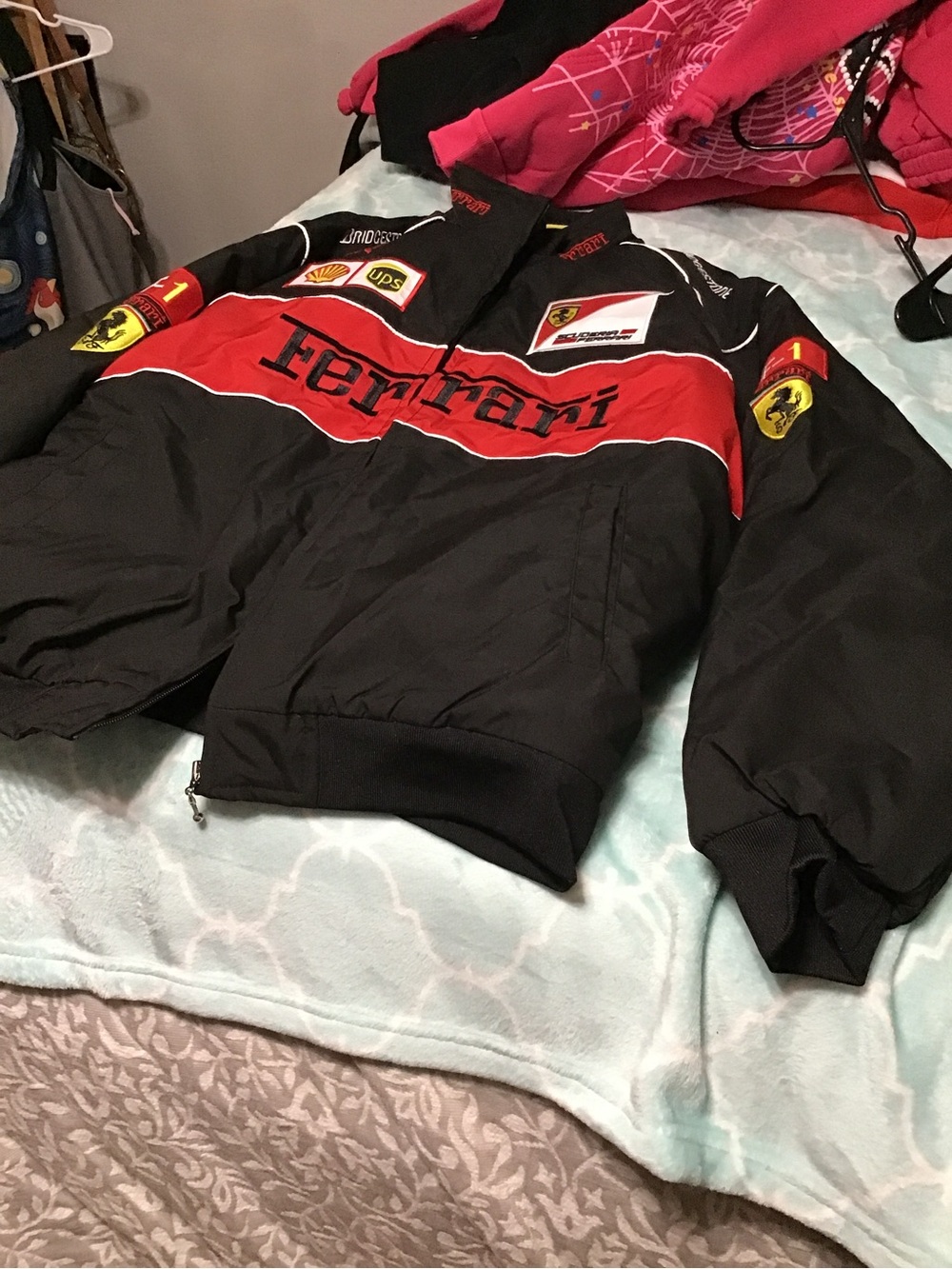 Ferrari x-large ,Black & Red Racing Jacket